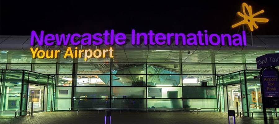 Newcastle Airport Newcastle Airport Outside NightShot