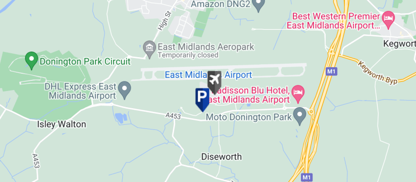 East Midlands Airport Mid Stay 2, East Midlands Airport map