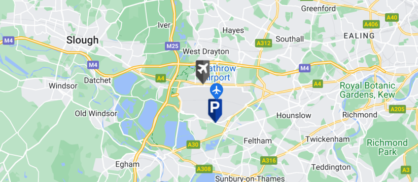 Good To Go Drop & Ride T4, Heathrow Airport map