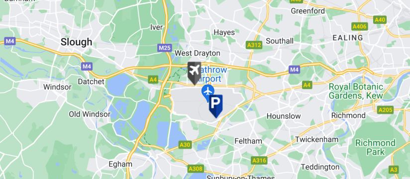 Official Heathrow Meet & Greet T4, Heathrow Airport map