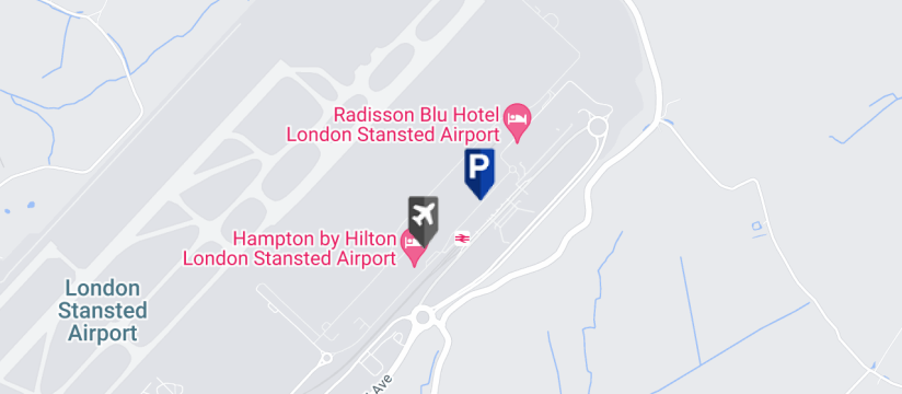Short Stay Premium - Yellow Zone, Stansted Airport map