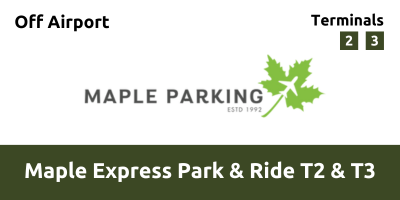 Maple Parking Express Park & Ride T2 & T3 Heathrow Airport Maple Park And Ride T2 And T3