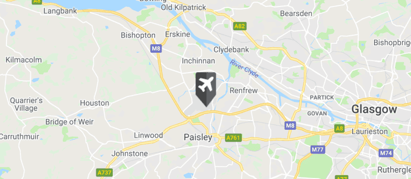 Glasgow International Airport map