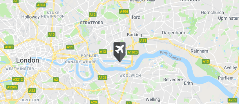 London City Airport Map 