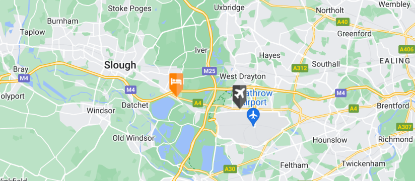 Holiday Inn Express London-Heathrow Terminal 5, Heathrow Airport map