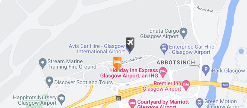 Holiday Inn, Glasgow International Airport map