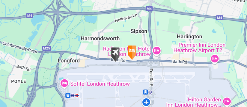 Staybridge Suites Heathrow Bath Road, Heathrow Airport map