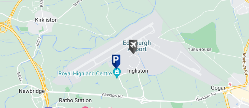 APH Car Park, Edinburgh Airport map
