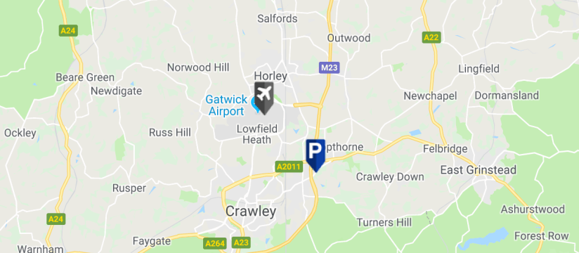 Gatwick Airport Car Park Map