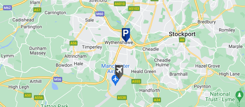 APH Self Park, Manchester Airport map