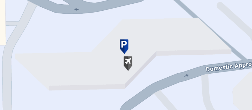 Drop & Go - P16, Manchester Airport map