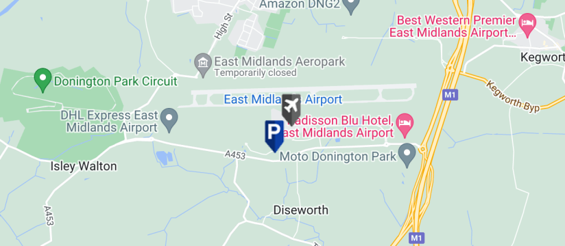 East Midlands Airport Mid Stay 3, East Midlands Airport map