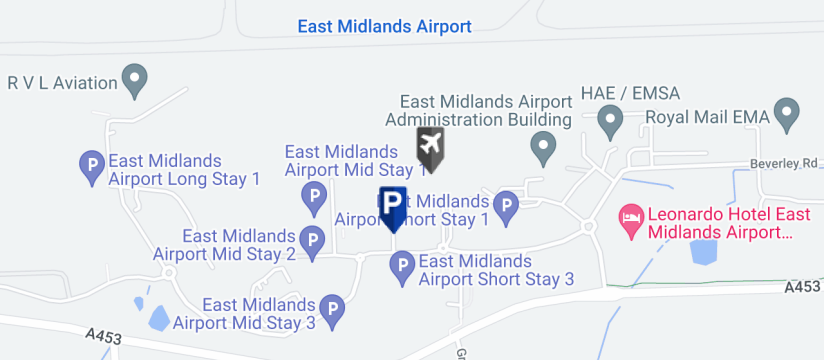 East Midlands Airport Short Stay 2 East Midlands Airport Map 