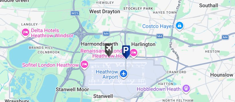 Edward Lloyd Meet & Greet with Transfer T4, Heathrow Airport map