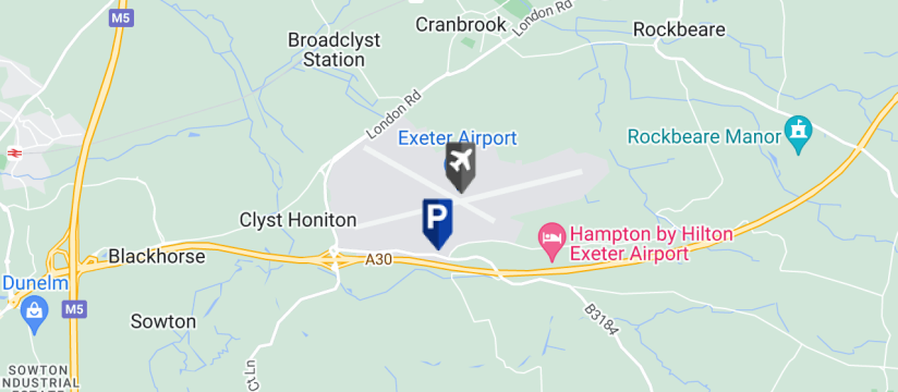 Short Stay Car Park 2 Parking Exeter Airport - Keep your Keys