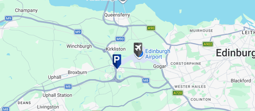Flying Scot, Edinburgh Airport map
