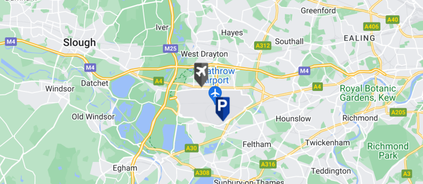 Heathrow Meet & Greet Terminal 4, Heathrow Airport map