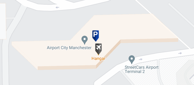 Manchester Airport Drop & Go Parking, Manchester Airport map