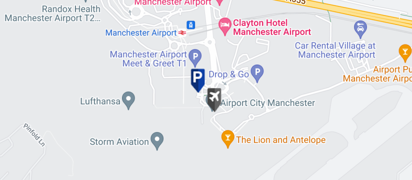 Manchester Airport Multi-Storey Terminal 1, Manchester Airport map