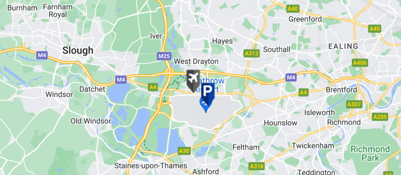 MBW Meet & Greet Terminal 4, Heathrow Airport map