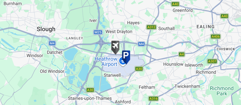 Park Giant Meet & Greet with Shuttle T4, Heathrow Airport map