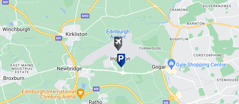 PremiAir Holiday Flex Plus, Edinburgh Airport map