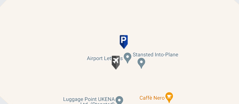 Short Stay Green Multi-Storey, Stansted Airport map