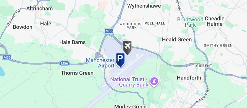 VIP Meet & Greet - MSE Discount, Manchester Airport map