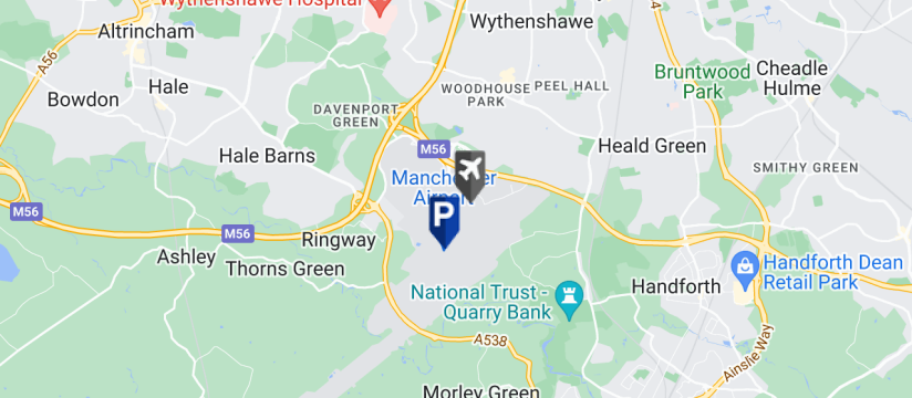 VIP Meet & Greet, Manchester Airport map